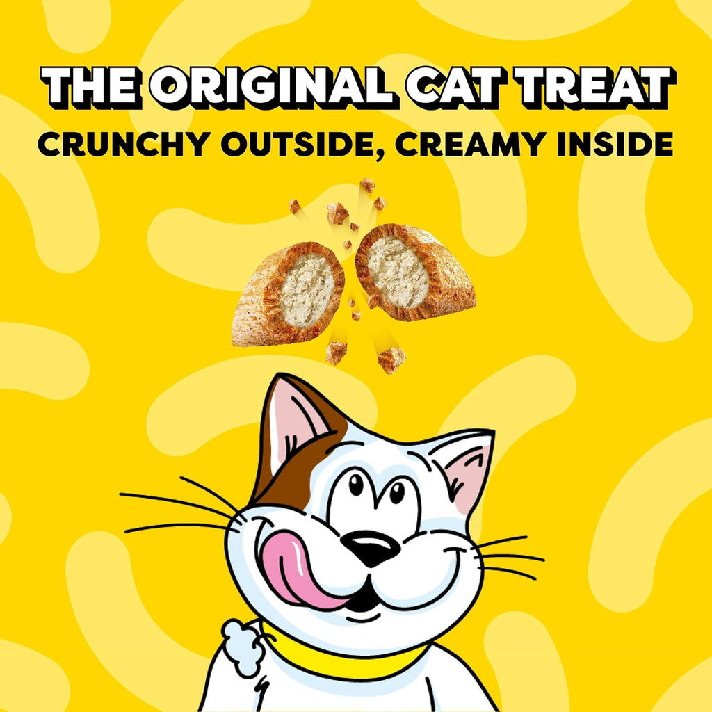 Jumbo Stuff Crunchy & Soft Cat Treats, Chicken, 2.5 Oz, 12 Pack